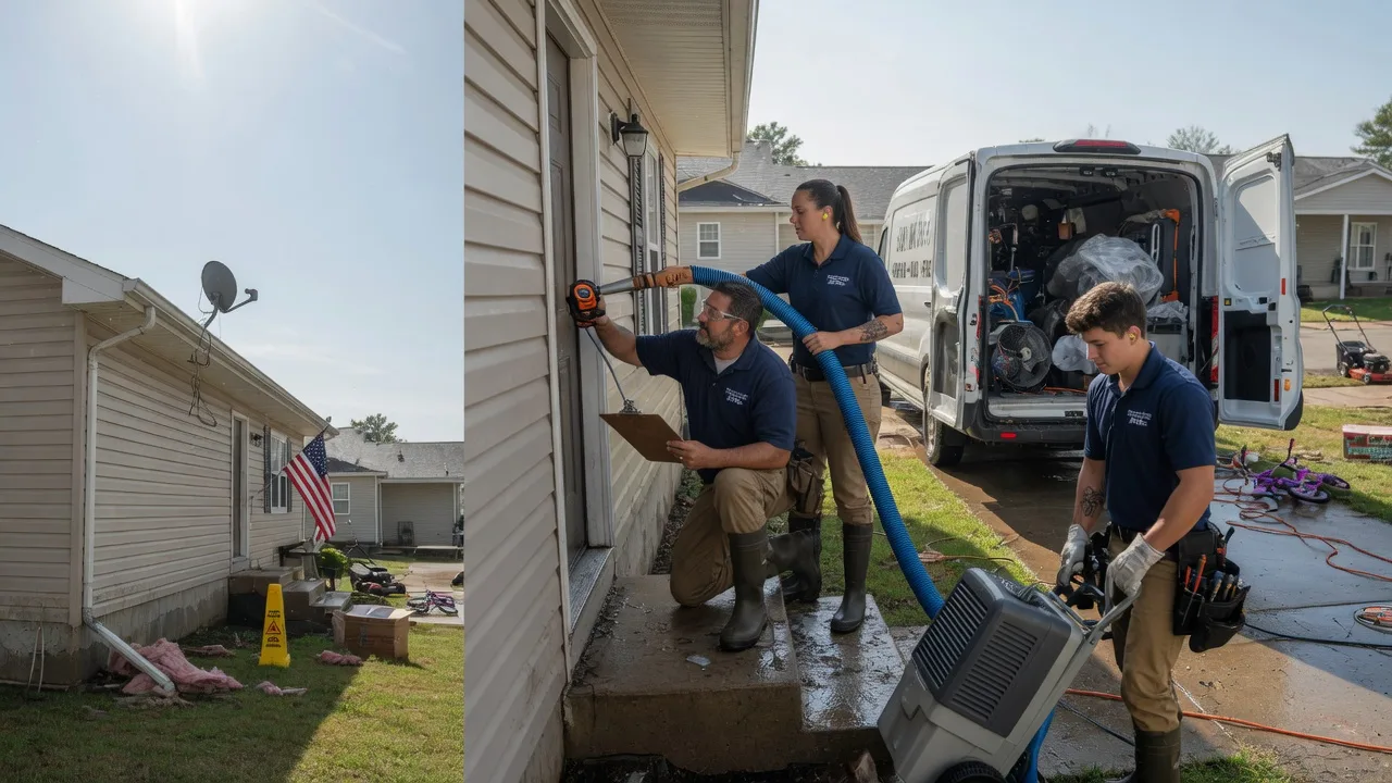 Ceiling Water Damage Restoration in Bentley, LA near me